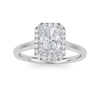 Radiant Cut Halo Engagement Ring 1.0 ctw