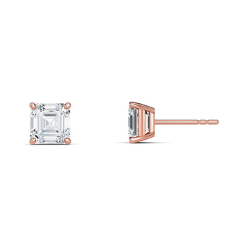 Asscher Cut Four-Prong Stud Earrings 2.0 ct. tw.