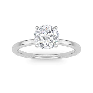 Round Cut Essential Solitaire Engagement Ring 1.0 ctw