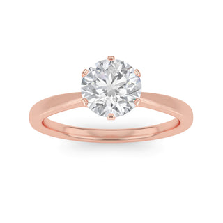 Round Cut Timeless Solitaire Engagement Ring 1.0 ct