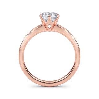 Round Cut Timeless Solitaire Engagement Ring 1.0 ct