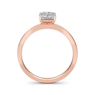 Radiant Cut Elevated Cathedral Solitaire Engagement Ring 1.0 ct