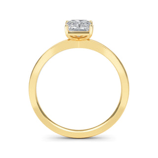 Radiant Cut Elevated Cathedral Solitaire Engagement Ring 1.0 ct