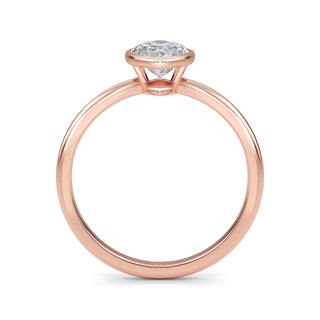 Marquise Cut Refined Solitaire Engagement Ring 1.0 ct