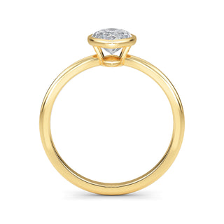 Marquise Cut Refined Solitaire Engagement Ring 1.0 ct